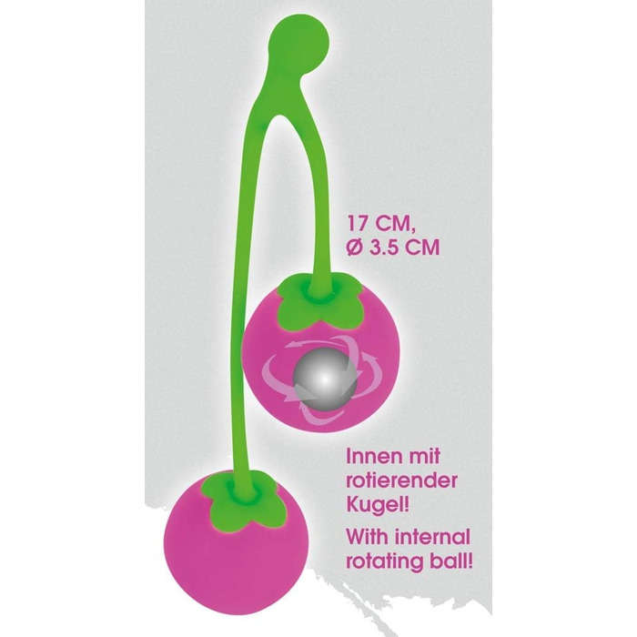 Набір для тренування м'язів тазового дна Orion Beckenbodentrainer - інтенсивний набір для жінок, з зволожуючим лубрикантом, для ефективних вправ, кольоровий