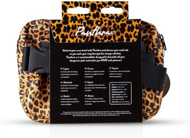 Вібратор для жінок Panthra Lippenstif Asha – Leopard – міні вібратор Bullet, водонепроникний, з чохлом