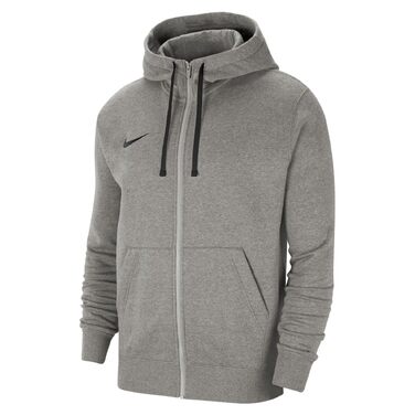 Чоловіча спортивна толстовка Nike Park 20 з капюшоном та блискавкою, темно-сіра (Dk Grey Heather/Black)