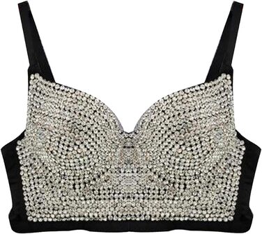 Жіночий корсет бюстгальтер-топ, слінг, кроп-топ, корсаж, обтислий жилет, срібний, XS