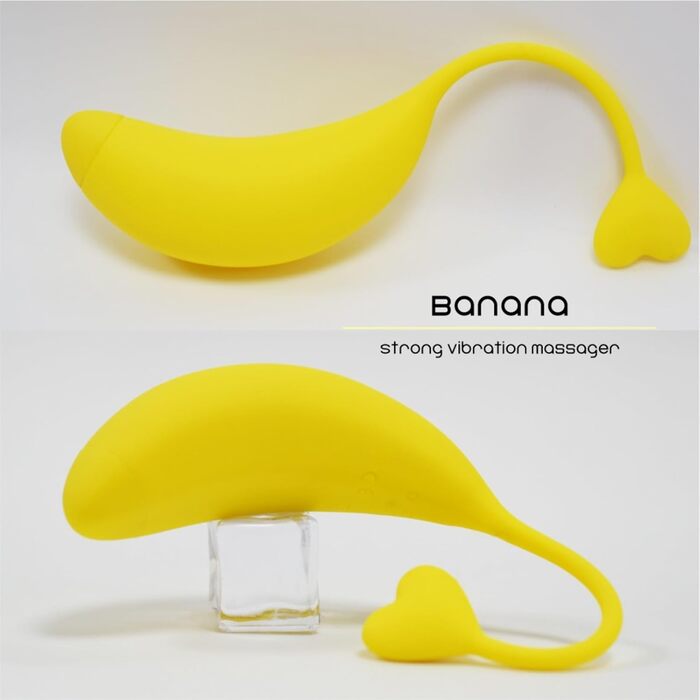Вібруюче яйце-банан: пульсуючий масажер для дорослих з дистанційним керуванням