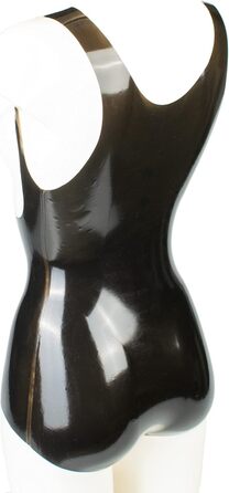Корсет з латексу Rubberfashion Latex Body чорного кольору, 0.4 мм, розмір M