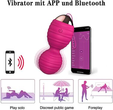 Вібратор з дистанційним керуванням та керуванням через додаток, 12 режимів вібрації, стимулятор G-точки та клітора, портативний анальний дилда для жінок та пар