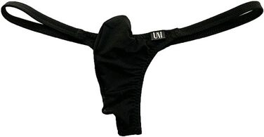 Танга чоловіча Faringoto, низька талія, сітчаста вставка, чорний (L)