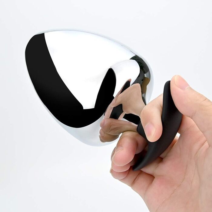 Анальний плагін з нержавіючої сталі, великий анальний ділдо для чоловіків та жінок, масажер простати, іграшка для БДСМ, анальний стимулятор