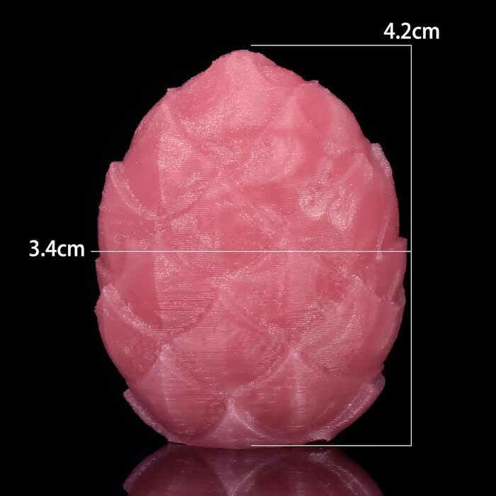 Секс-іграшки Liebeskugeln Alien-Sporen Eier: силіконові кулі для стимуляції, 3 шт. (рожеві)