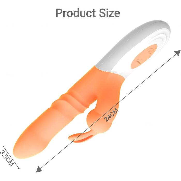 Вібратор G-Punkt, силіконовий вібратор для жінок, кліторальний, 10 режимів, телескопічний, анальний вібратор, для дорослих