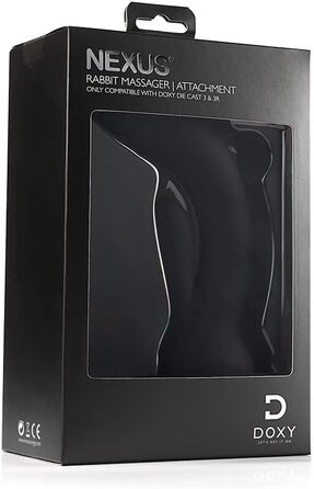 Насадка Doxy Rabbit для G-точки, чорний колір, 400 г