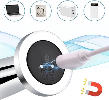 Анальний вібратор FLYTAGLE з алюмінію: 10 режимів, водонепроникний, для чоловіків, жінок та пар