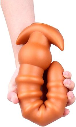 Анальний плаг Roluck з рідкого силікону з вузькою основою – іграшка для дорослих