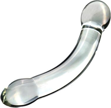 Скляний анальний плагін XXL (5 см) - Скляний дило, анальні кулі, плагін для анального сексу, мастурбація для чоловіків та жінок