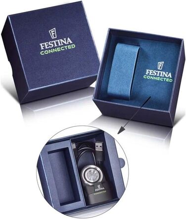 Чоловічий наручний годинник Festina F23305-3 зі сталевим браслетом