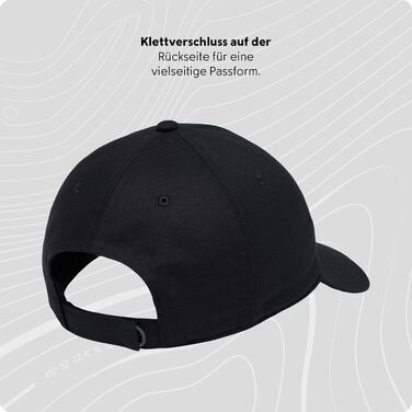 Кепка-бейсболка Columbia Provisions Ball Cap унісекс, чорна з логотипом, один розмір