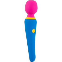 Масажер-вібратор Wand-Vibrator You2Toys - стимулюючий стрижень для одиноких та пар, 10 режимів вібрації, водонепроникний, кольоровий