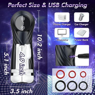 Електричний чоловічий мастурбатор PINTLE з голосовим керуванням та дисплеєм, 7 режимів вібрації та 7 режимів всмоктування, стимулятор пеніса для чоловіків