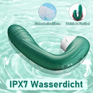 Вібратор для жінок G-Punkt з функцією імпульсу та режимами виділення, водонепроникний вібратор з силікону для клітора, G-Dildo для дорослих
