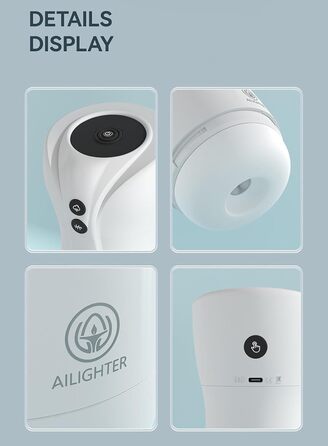 Масажер для чоловіків з 10 режимами вібрації, 4 режимами насосу та функцією нагріву - чорний