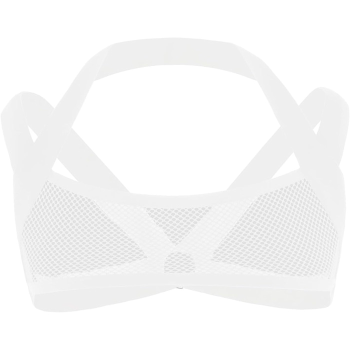 Манкіні Borat для чоловіків: сексуальний танга, V-подібний виріз, для пляжу, подарунок, нижня білизна, костюм Санти для Хелловіну та Різдва, універсальний розмір (A5-білий)