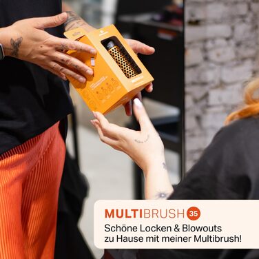 Набір багатофункціональних щіток для завивки волосся Olivia Garden Multibrush Curlers Kit — 4 насадки та знімна ручка для створення локонів та об'єму