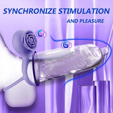 Вибромасажер для чоловіків: вібратор-кільце для пеніса з 9 режимами та пультом керування