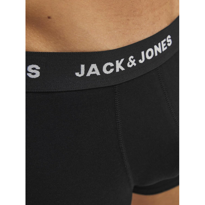 Труси чоловічі JACK & JONES JACHUEY, 7 шт. в упаковці, чорно-білі