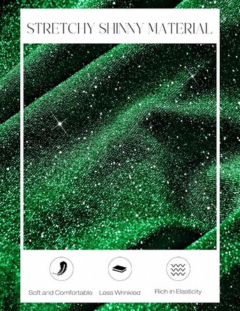 Сукня коктейльна DRESSTELLS для вечірки, весілля, святкування. Зелена сукня на тонких бретелях, довжина до колін, з блискітками, розмір M