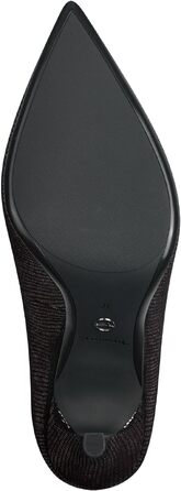 Жіночі туфлі-човники Tamaris на шпильці, текстильні, колір Pewter (сталевий), розмір 38 EU