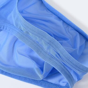 Танга чоловічі BIATWOWR, прозорі труси, сексуальна білизна для чоловіків XL, блакитно-сірий