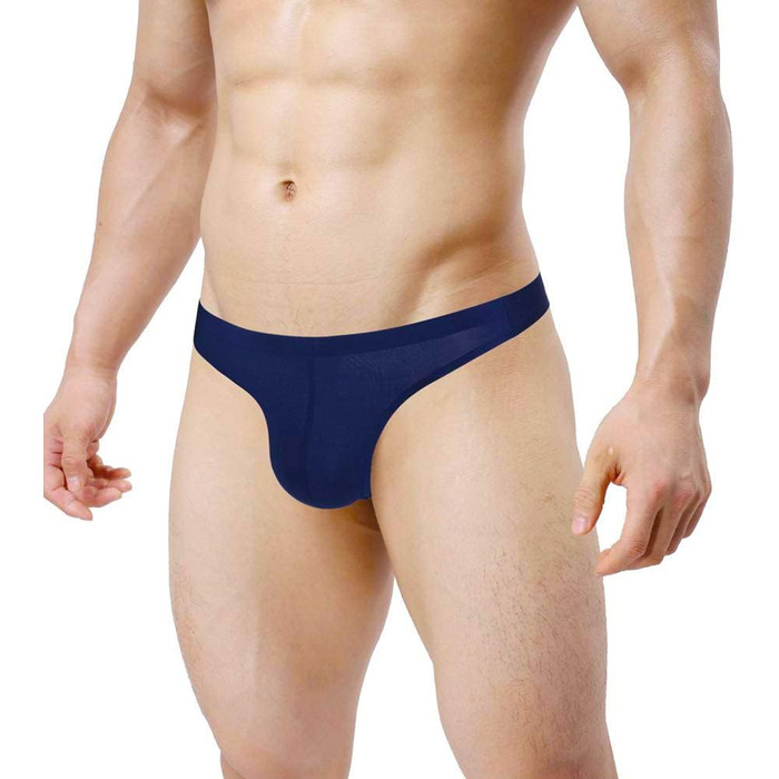 Чоловіча трусика-стрінги Aienjoy (3 шт. в упаковці): чорний, білий, темно-синій. Тонкий, сексуальний дизайн