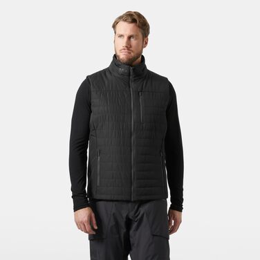 Чоловічий утеплений жилет Helly Hansen Crew Insulator Vest 2.0, колір Ebony (XXL)