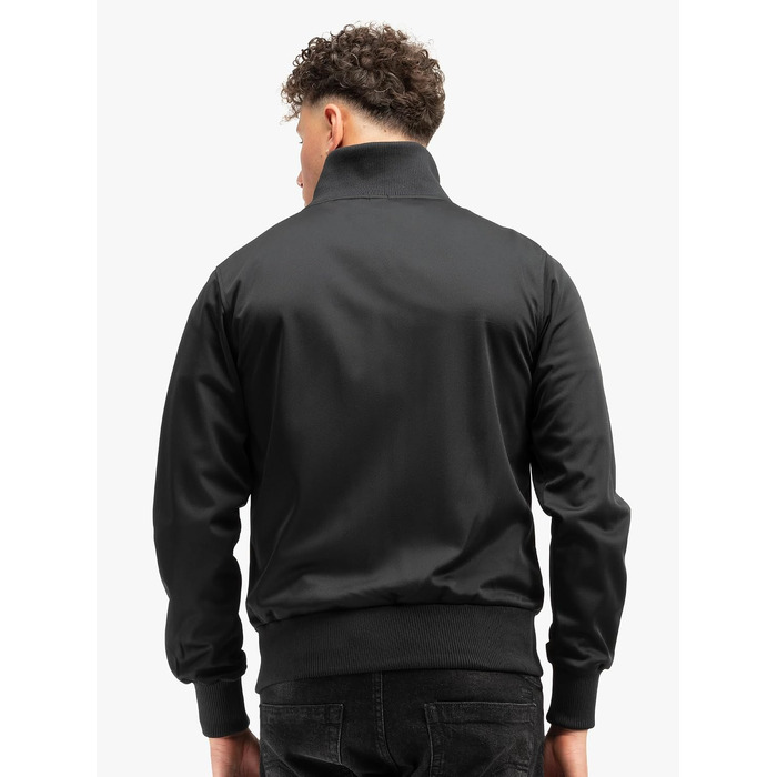Чоловіча спортивна куртка Lonsdale Slim Fit, поліестер, чорно-червона, розмір XS