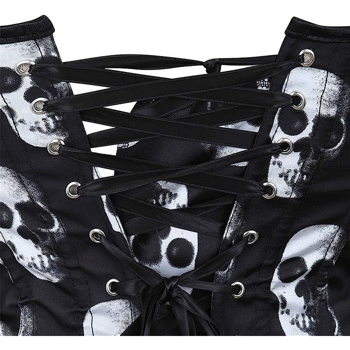 Жіноче корсетне тіло Adelce з квітковим принтом, 7XL, стильний вінтажний дизайн, для створення сексуального образу