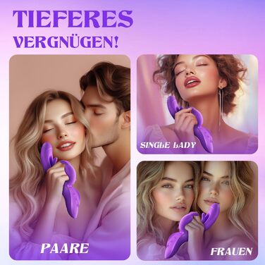 Вібратор для жінок G-spot з 7 режимами: вібратор клітора, секс-іграшка для пар, фіолетовий