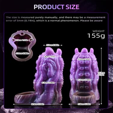 Чохол для статевого члена з нековзким покриттям, потовщений, кільце для яєчок, відкритий чохол для статевого члена, збільшення статевого члена, рукав для статевого члена для збільшення ерекції, затримка еякуляції, іграшка для дорослих для чоловіків, фіоле