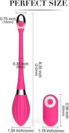 Вібратор-яйце JFRong бездротовий з 10 режимами вібрації та пультом дистанційного керування для жінок, чоловіків та пар. Анальний, G-точковий, кліторальний. Еротична іграшка для дорослих