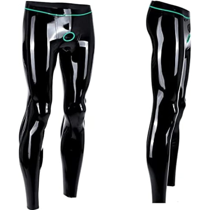 Штанфляки латексні чоловічі, відкритий шланг, індивідуальне замовлення, розмір 3XL