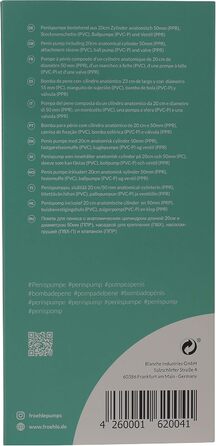 Анатомічна помпа для еректильної дисфункції Fröhle PP011 Comfort-Fit (1 шт.)