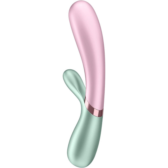 Вібратор Satisfyer Hot Lover Connect App Rabbit | Bluetooth | Водостійкий (IPX7) | Зігріваючий вібратор для жінок | Силікон | Інтимні іграшки для дорослих