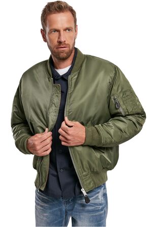Чоловіча куртка-бомбер Brandit MA-1 Fliegerjacke, колір Olive 1, розмір XL
