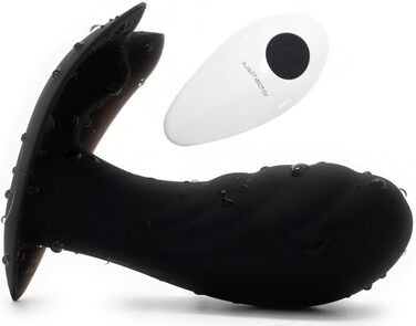 Вібратор-метелик Lustfactor Premium для жінок з силікону | Бездротовий пульт дистанційного керування | Для вагінальної та кліторальної стимуляції | Зарядний, USB | Інтимні іграшки для жінок | Віброей