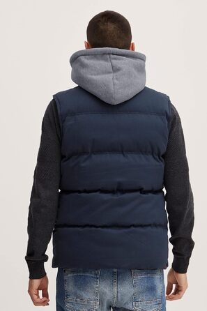 Чоловіча стібана жилетка Blend BHJens Outdoor темно-синього кольору (S, Navy)