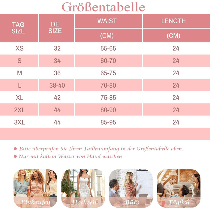 Корсет для талії жіночий, корсет-м'який бюстгальтер, м'який корсет, форма для тіла, талія, чорний, 3XL, 28 см