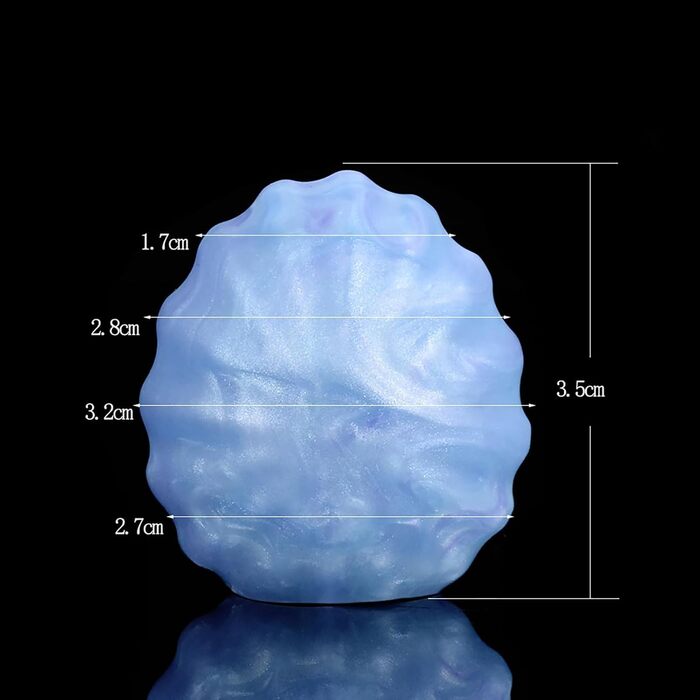 Силіконові анальні кульки Youxclian Alien-Sporen Eier (3 шт.) - стимулятор G-точки, дилататор ануса, 3,2 см x 5,5 см