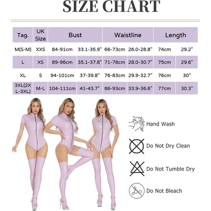 Костюм-комбінезон Maeau для жінок з латексу, білий, з короткими рукавами, розміри XXS-3XL