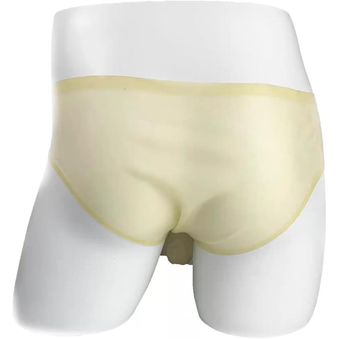 Шорти з латексу ALMYMM для чоловіків, БДСМ аксесуари, фетиш-костюм, прозорі, універсальний розмір (XL)