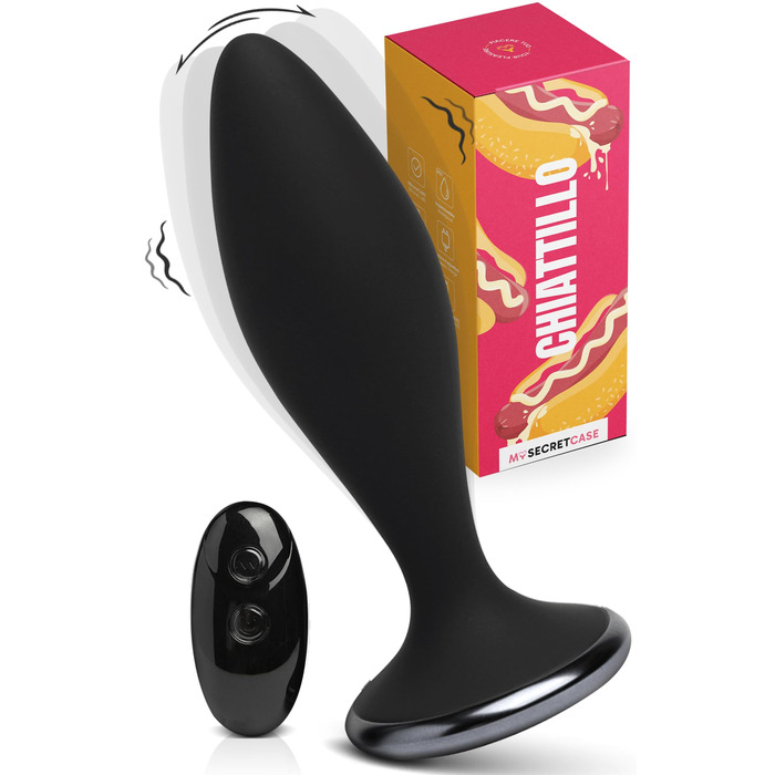 Анальний вібратор MySecretCase Analplug з пультом, 10 режимів, USB зарядка - для чоловіків та жінок