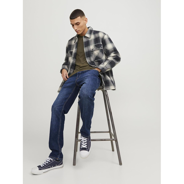 Чоловічі джинси Loose Fit JACK & JONES Jjimike Jjoriginal Am 815 Noos, сині (Blue Denim), 36W / 34L
