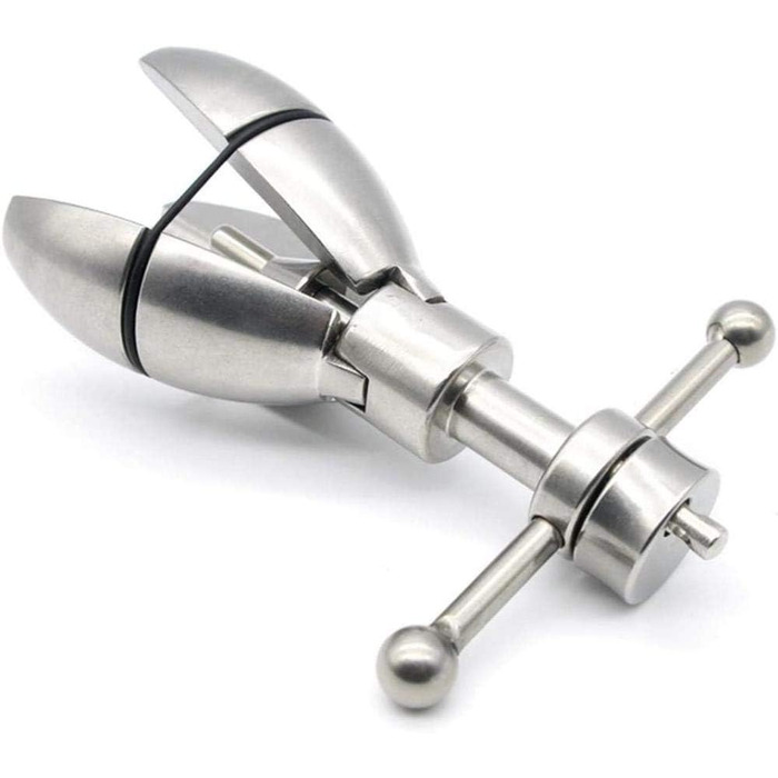 Анальний дилататор з замком Edelstahl Deluxe Asslock XL Buttplug з гачком