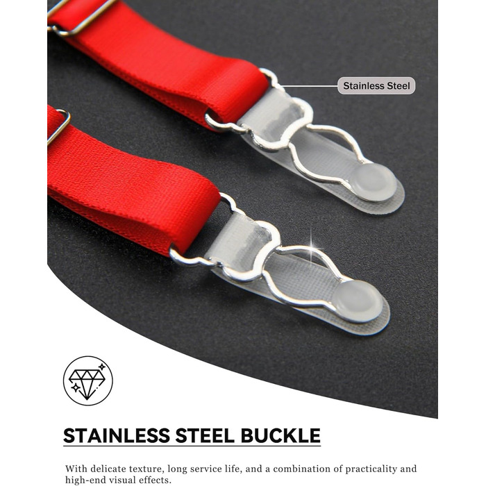 Жіночий корсетний пояс з мереживом Ohmydear, 4 кліпси, великі розміри, сексуальний, висока талія, набір з панчішною стрічкою та трусиками, червоний, XS-4XL