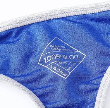 Танга чоловіча BIATWOWR (блакитна, M) – сексуальна білизна з м'якої тканини